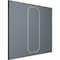 Ekena Millwork 28-in. W x 72-in. H Sussex Floral Panel Moulding Kit Single Panel PMLKSU28X72A - alternate 9